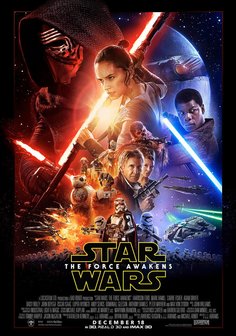 Film-Poster für Star Wars: Episode VII - The Force Awakens  ( 3 D )